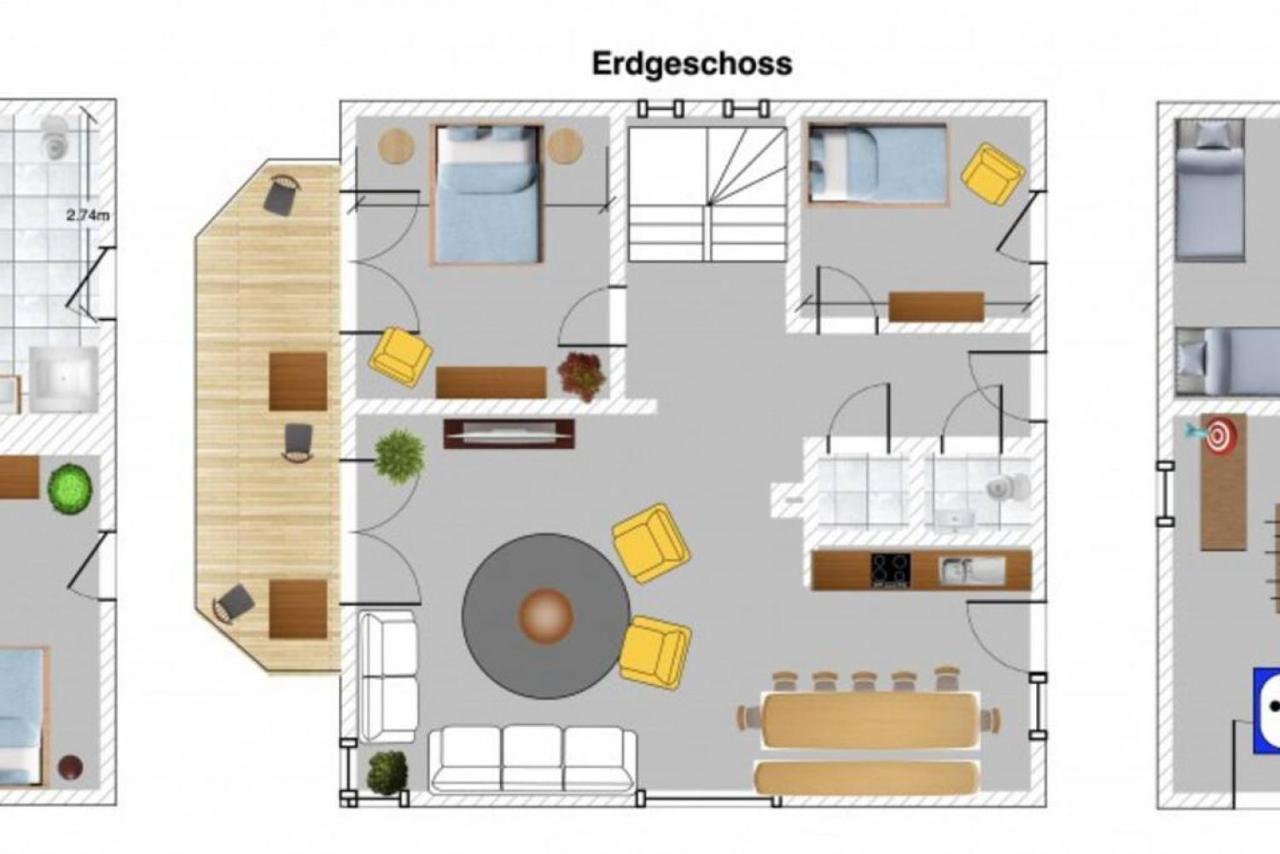 Spacious Home Sauna Hot Tub Pool Patio Bbq Hohenfels-Essingen Экстерьер фото
